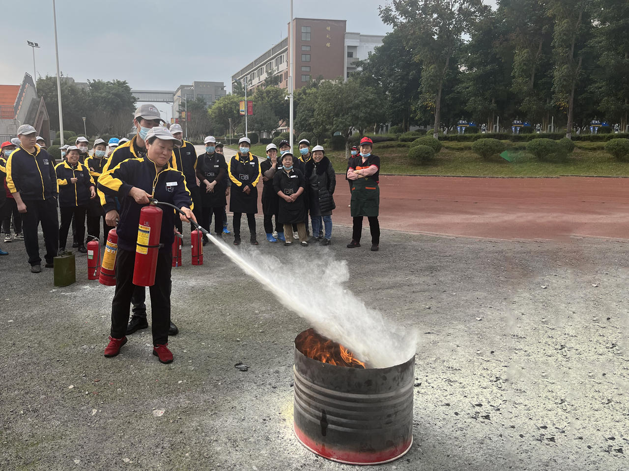 食堂消防演练活动
